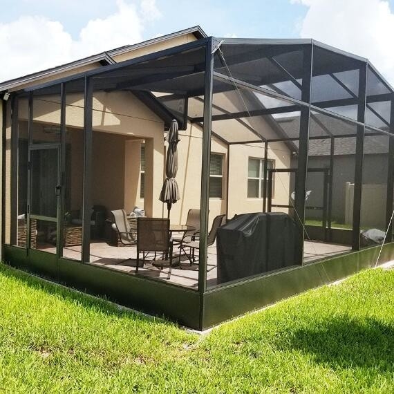 مسبح عالية الكفاءة و شاشة الشرفة الفحم 18 × 14 حجم الشبكة قطر الأسلاك 0.33mm