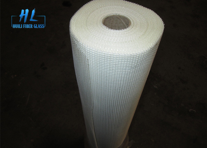 شبكة الألياف الزجاجية المنسوجة 4 * 4MM 160G القلوية مقاومة للجدار الخارجي والسقف