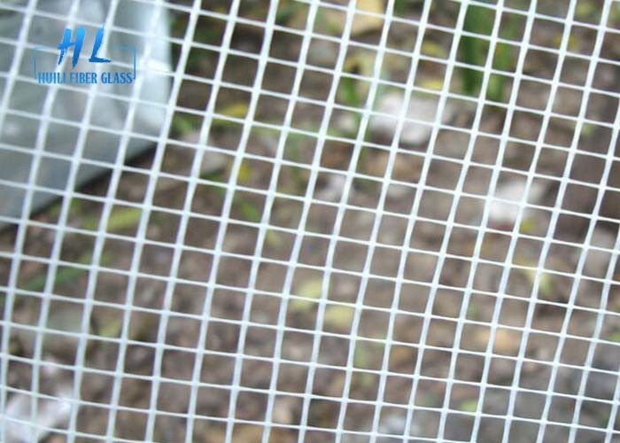 90G شبكة الألياف الزجاجية المعاوضة 5 * 5MM 1M * 50M لنظام واجهة سهلة النقل
