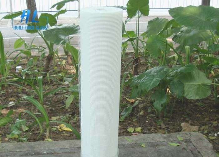 90G شبكة الألياف الزجاجية المعاوضة 5 * 5MM 1M * 50M لنظام واجهة سهلة النقل