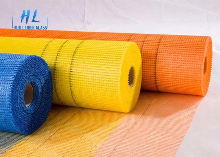 1m * 50m شبكة الألياف الزجاجية الشريط مختلف الألوان اختياري للحجر فسيفساء الرخام