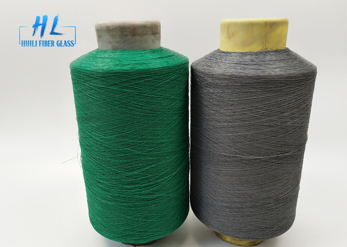 E الزجاج PVC مغلفة الخيط الألياف الزجاجية قطر 0.2mm رذاذ حتى التجول للتغليف الكرتون