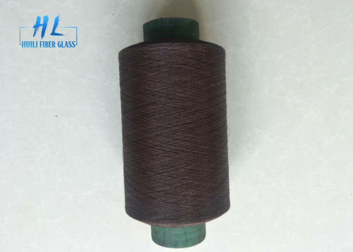 34tex 1/0 الخيوط الزجاجية المصنوعة من الألياف الزجاجية المغطاة بالبي.في.سي لتحقيق متانة وعزل ممتاز