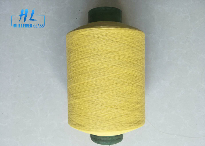 العزل PVC مغلفة بخيط الألياف الزجاجية 34tex 1/0 Tex Count