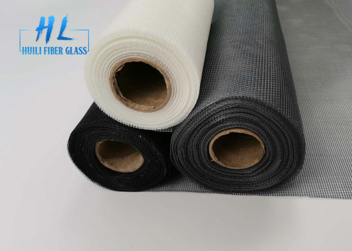 17 * 14 عاجي اللون PVC المغلفة الألياف الزجاجية ناموسية ويندوز