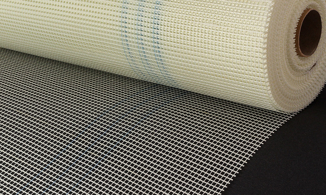75G 60G 4 * 4 5 * 5 شبكة الألياف الزجاجية C - غزل الزجاج لدعم الرخام