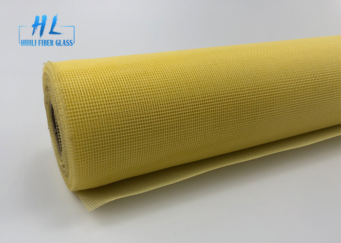 18 * 16 شبكة 120G الألياف الزجاجية نافذة الشاشة مع الألوان الأصفر والرمادي