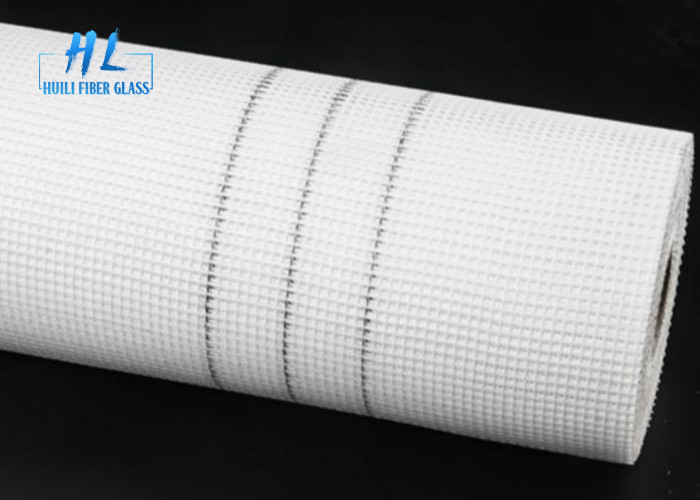 145g 160g 4 * 4 برتقالي اللون شبكة الألياف الزجاجية لمواد البناء