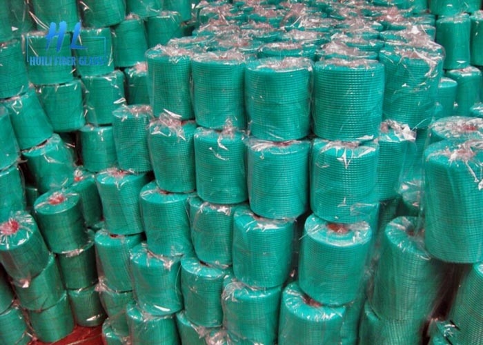 145g 160g 4 * 4 برتقالي اللون شبكة الألياف الزجاجية لمواد البناء