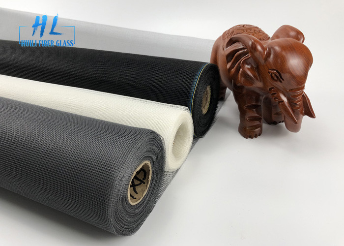3ft*100ft رول 115g أسود لون ألياف الزجاج شباك الطيران للنوافذ