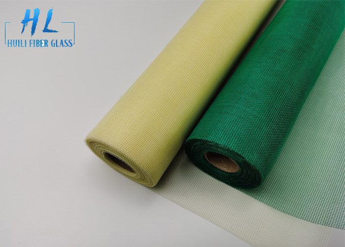 17 * 16 100g 110g PVC الألياف الزجاجية المغلفة شاشة حريق مقاومة للحريق 0.3-3.0m العرض
