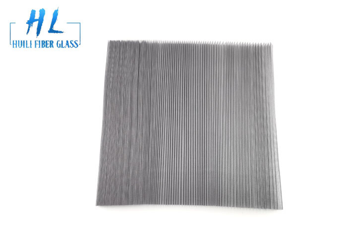 شاشة حشرات 20x20 Mesh Plisse للنوافذ الواسعة 1.4m-3.0m عرض