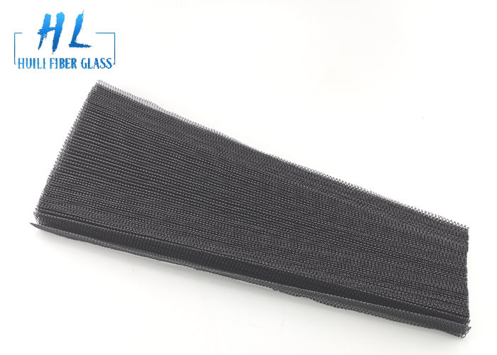 أسود 18 * 14 شبكة شاشة الألياف الزجاجية 200m / Roll 0.22mm 0.19mm قطر الغزل