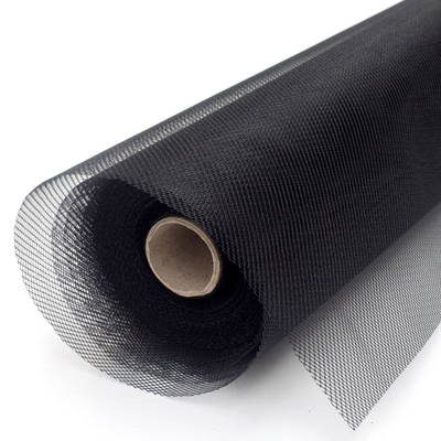6ft-9ft الطول الفحم الخشبية PVC الألياف الزجاجية حشرات شاشة رول مع 0.33mm قطر الأسلاك سهلة التثبيت
