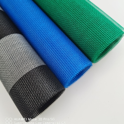 مقاوم للماء من الألياف الزجاجية شبكة البعوض الثقب المربع 100m الطول PVC مغلفة لفة