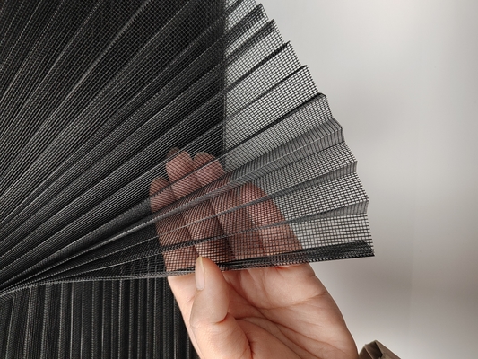 Price Guarantee 18mm Fold Height Plisse Insect Screen Uv Resistant and DIY Installation for Protection