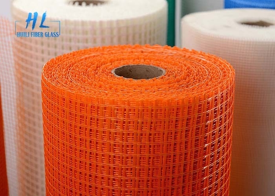 مقاومة للمياه شبكة الألياف الزجاجية 4 * 4mm فتحة لبناء جدار قوي