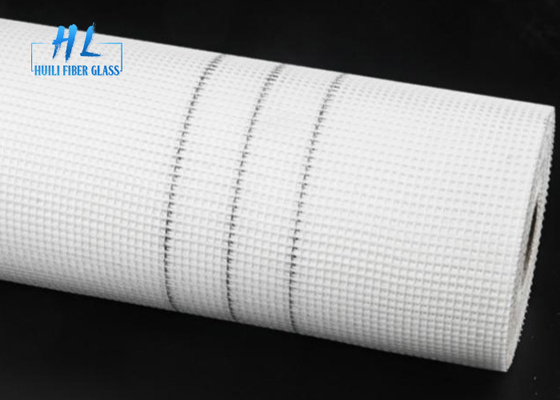 145g 160g 4 * 4 برتقالي اللون شبكة الألياف الزجاجية لمواد البناء