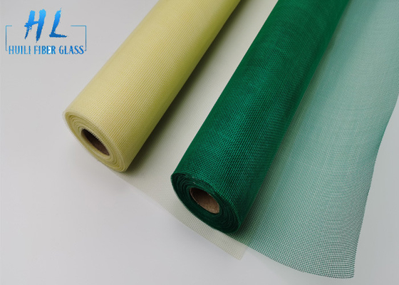 17 * 16 100g 110g PVC الألياف الزجاجية المغلفة شاشة حريق مقاومة للحريق 0.3-3.0m العرض