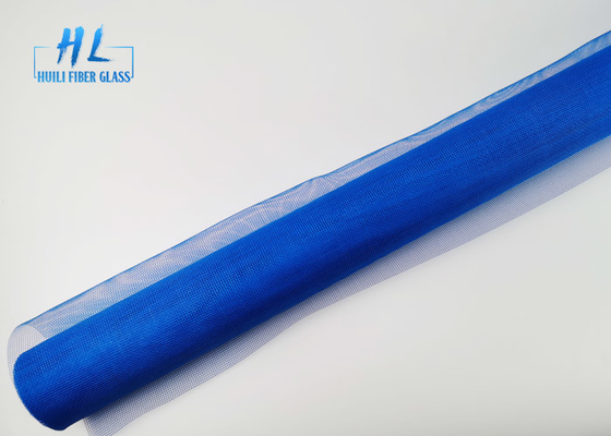 شبكة البعوض المقاومة للنار من الألياف الزجاجية ومطليات PVC مع ثقوب مربعة